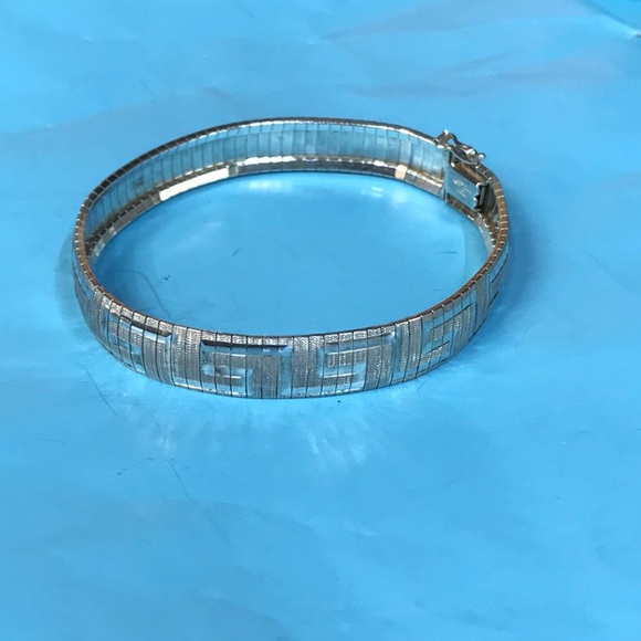 Sterling Silver Flexible Bracelet - Picture 2 of 3